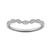 Diamond 1/20 ct tw Stackable Ring in 10K White Gold